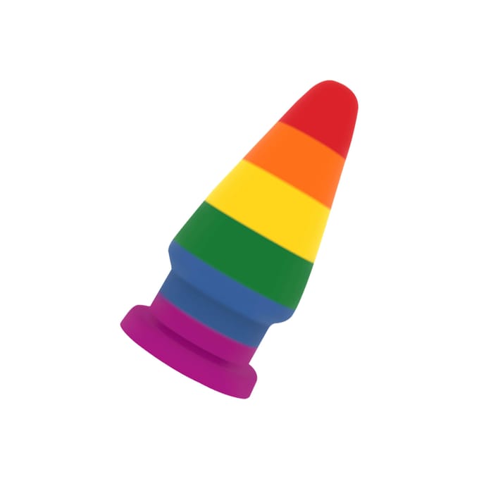 Lovetoy - Rainbow Pride - Buttplug - 15 cm