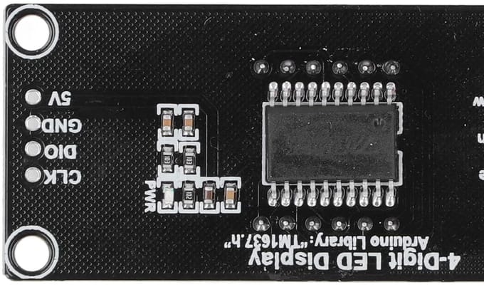 4 Digit LED Display - 7 Segment Module - Digitale Weergave - TM1637 Driver - 5V - Rood
