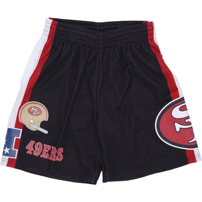 Basketbalshort voor heren Nfl Hometown Mesh Short Saf49e zwart
