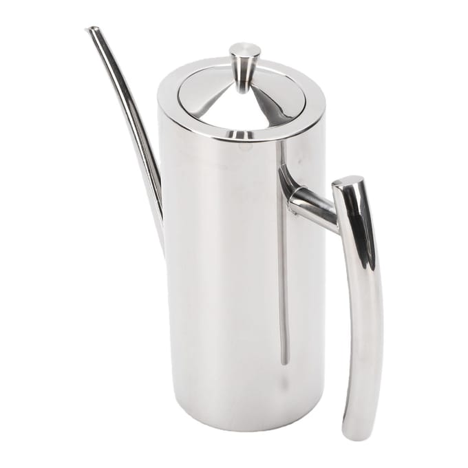 Bouteille Distributeur d'Huile d'Olive en Acier Inoxydable 304 Étanche avec Bec Long et Fin pour un Versement Précis 700ml white