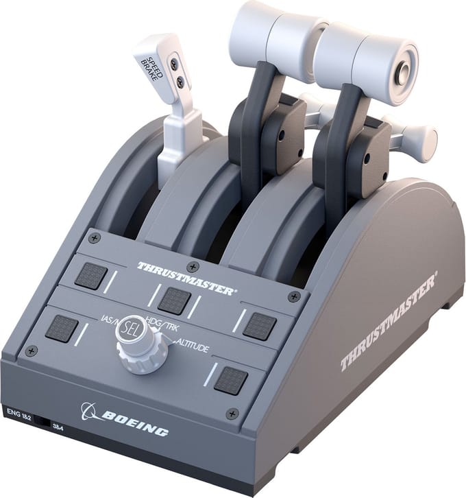 Thrustmaster TCA Quadrant Boeing Edition - Flight Control Systeem - replica throttle-quadrant - Voor PC/Xbox Series X|S
