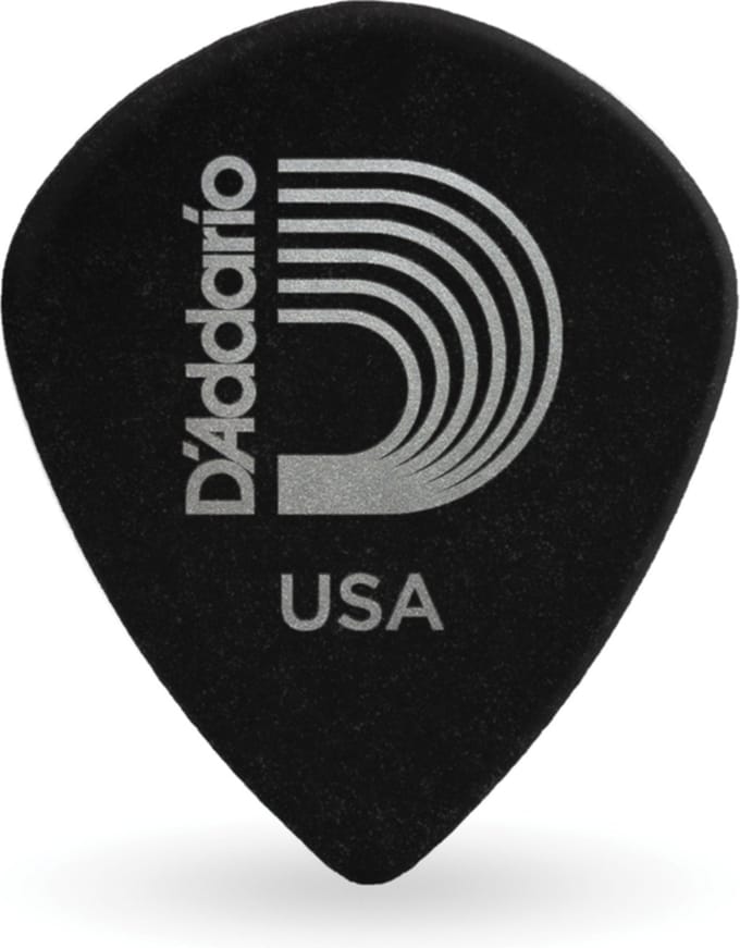D'Addario 3DBK2-10 black ice plectra 10-pack light