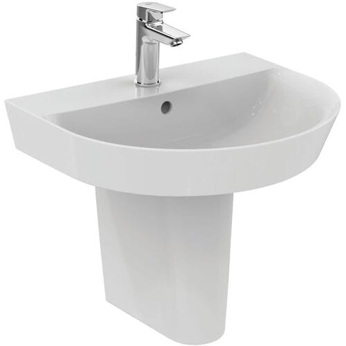 Ideal Standard Connect Air - Wastafel 55x46 cm, met overloop, kraangat, wit E069801