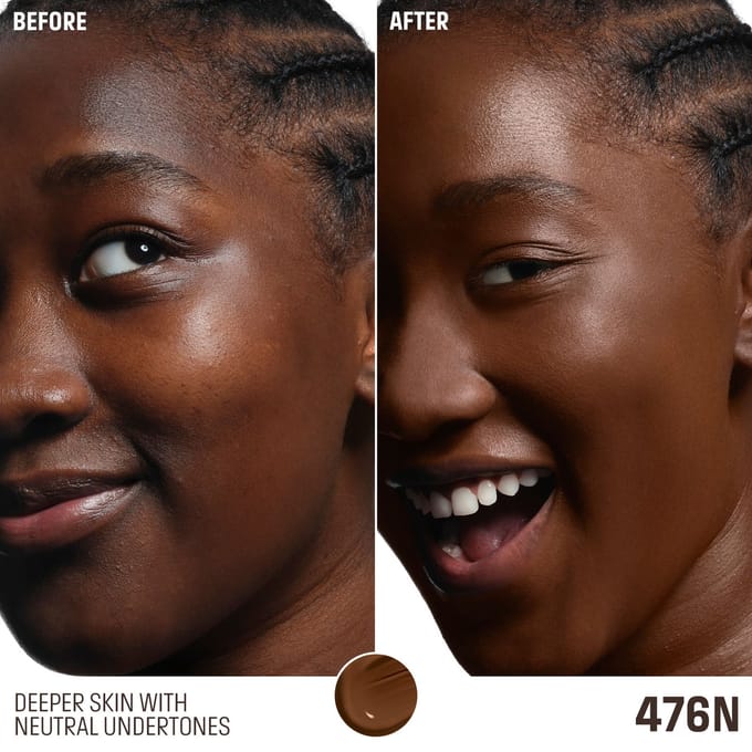 MAKE UP FOR EVER HD Skin Perfecting & Balancing Foundation (Various Shades) - 476N Umber