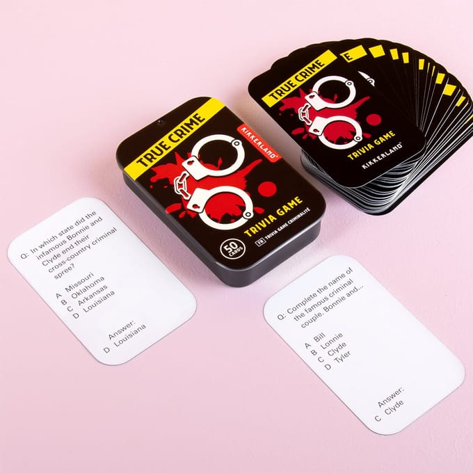 Trivia Game - True Crime van Kikkerland