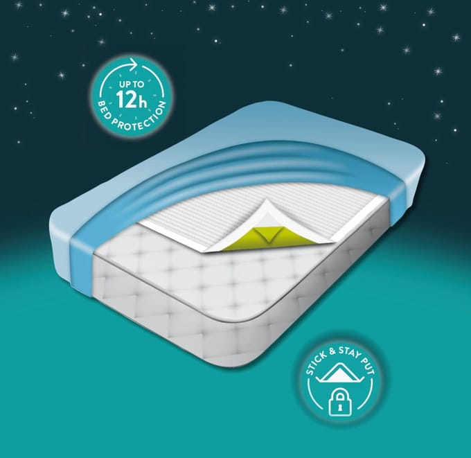 Huggies DryNites Matrasbeschermers - 28 stuks (78x88cm) - extra absorberend - voordeelverpakking