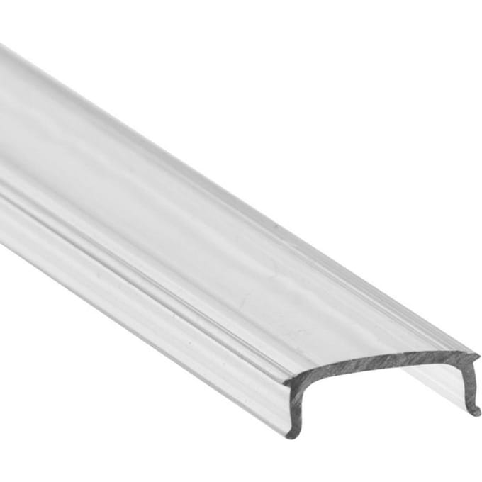 The Light Group SLC profielafdekking A1/A2/A3/A4/A5, 2 m, transparant, vlak