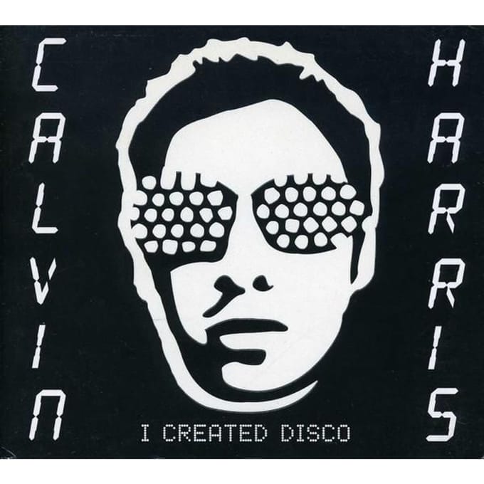 CD CALVIN HARRIS - I Created Disco FLYEYE010 Fly Eye, Columb 2007 VK Dans & Electronica Gebruikt white