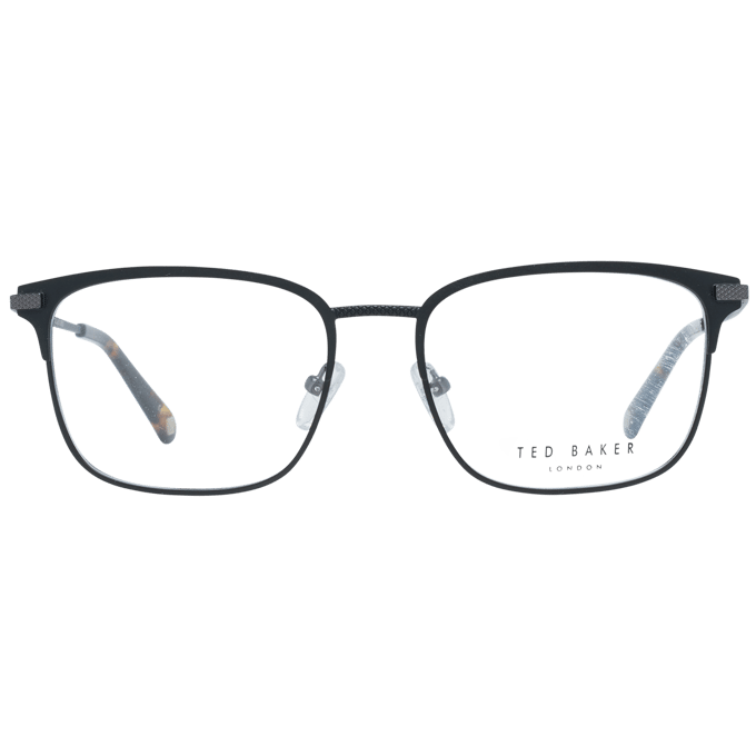 Ted Baker Square unisex zwarte gunmetal glazen frames