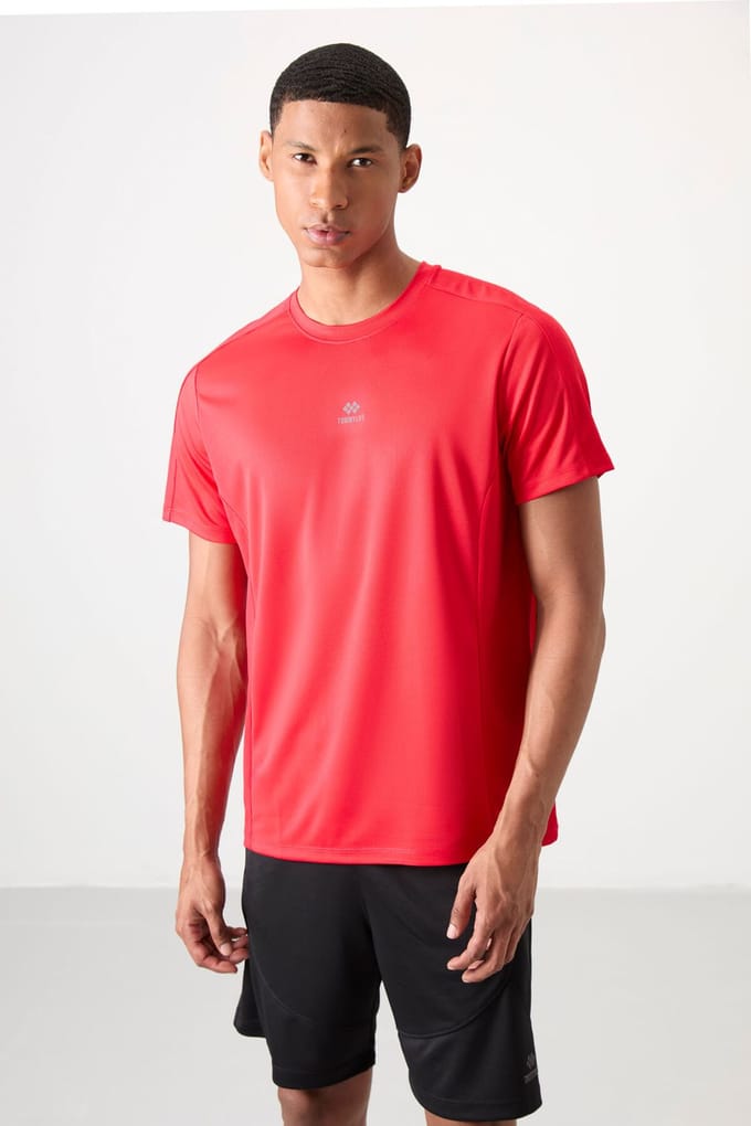 Heren Effen Crew Neck Korte Mouwen T-Shirt