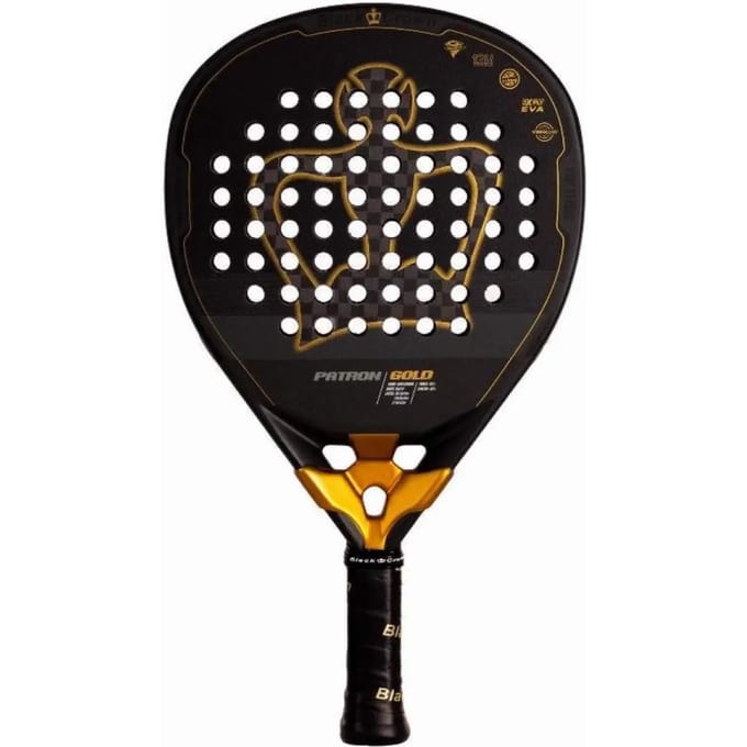Paddle racket Black Crown Patron Gold