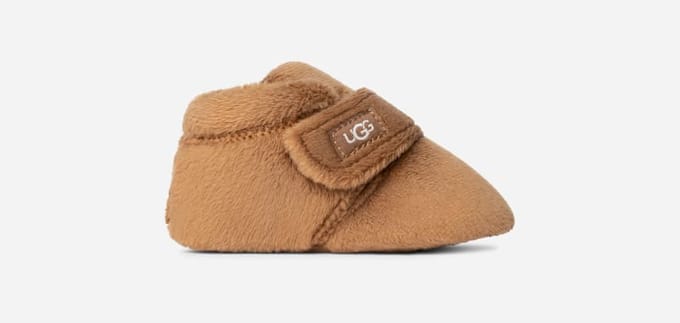 UGG® Bixbee for Kids in Brown, Size 0.5, Textile/Recycled Materials/Polyester