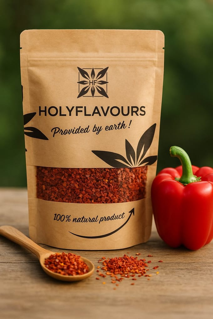 Paprika Vlokken Rood 9 mm - 100 gram - VehGro