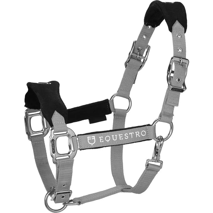 Nylon halster en longe voor paard in nylon Equestro