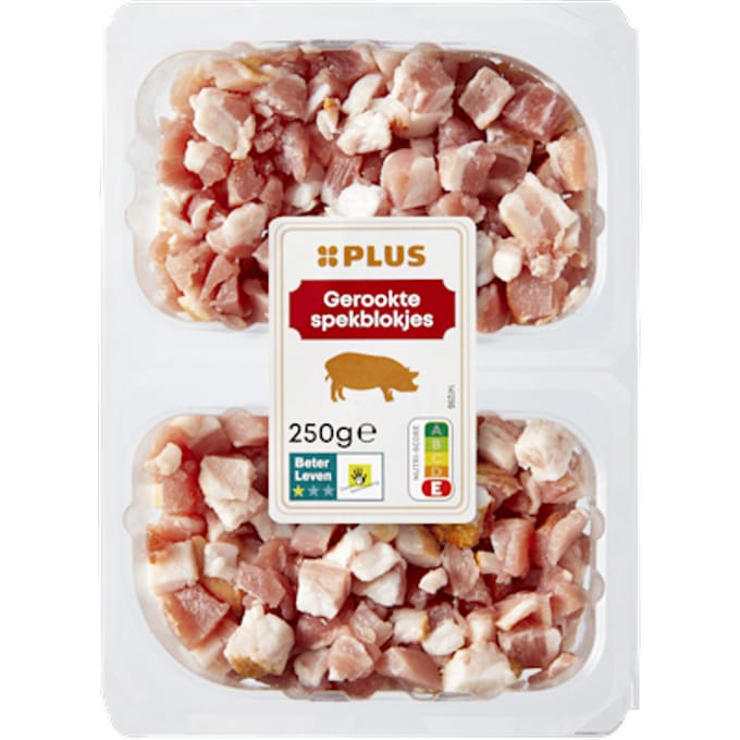 Dobbelsteentjes gerookt spek