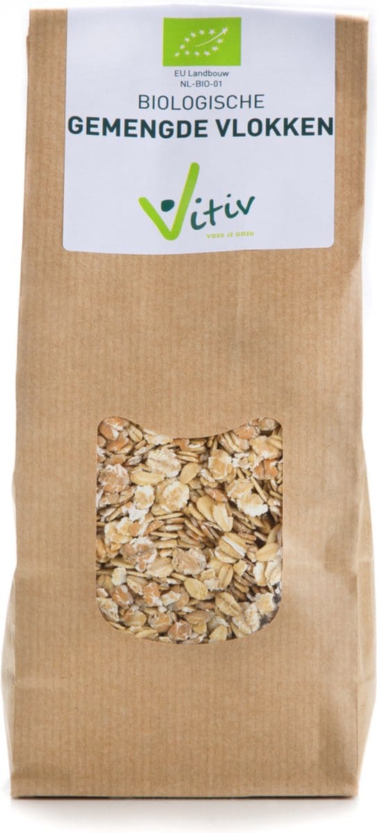 Vitiv Gemengde vlokken bio 500 Gram