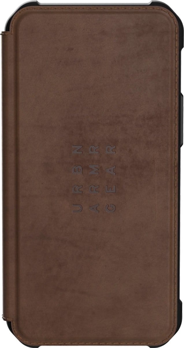 Urban Armor Gear Metropolis iPhone 12 Pro Max Hoesje Echt Leer Bruin