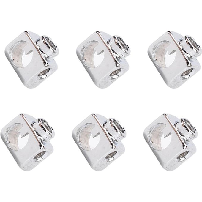 6 Stuks Naaimachine Naaldklem RVS Multifunctionele Naaldclip Vervanging white