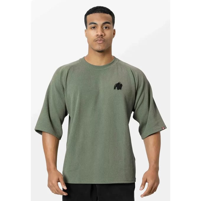 Gorilla Wear Russell Oversized T-shirt - Groen - S