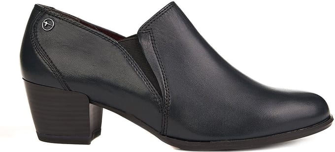 Tamaris lederen schoenen marineblauw - 38