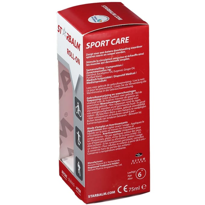 Star balm Roll on warm 75 Milliliter