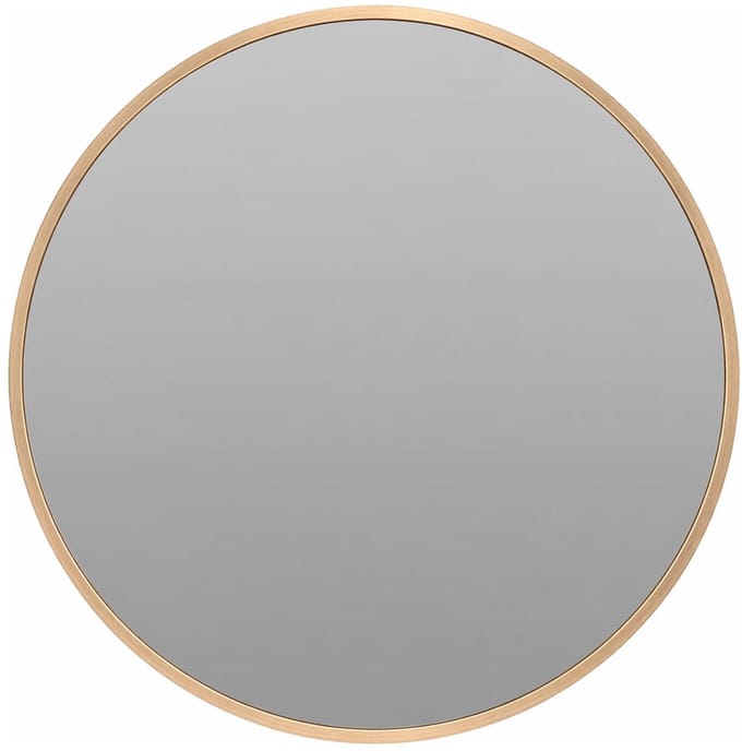 H&S Collection Spiegel Florence - D60 cm - aluminium - goud - wandspiegel