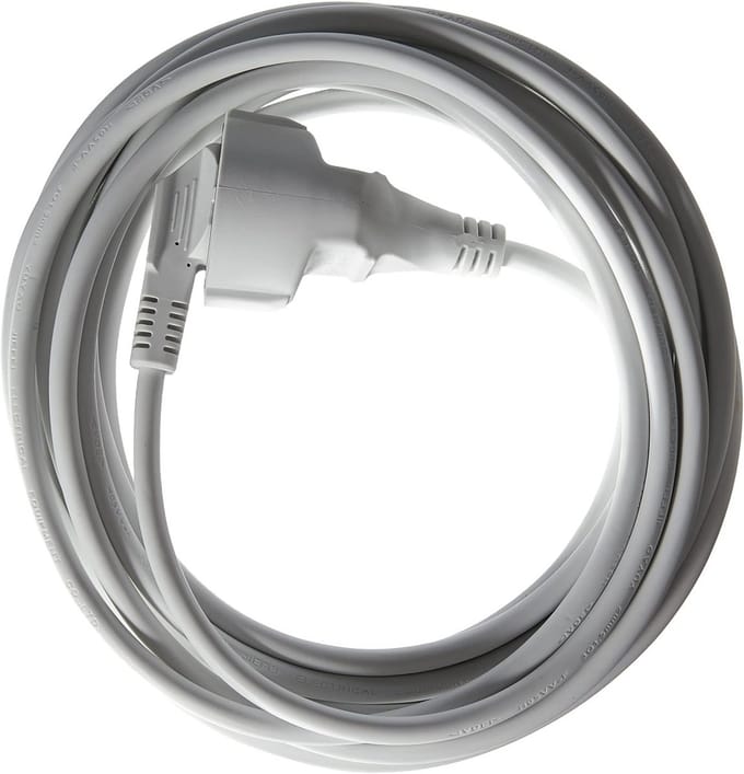 Verlengsnoer met randaarde - Stroomkabel - Apparaten Aansluiten - VDE/GS-getest - 10 meter - Zwart