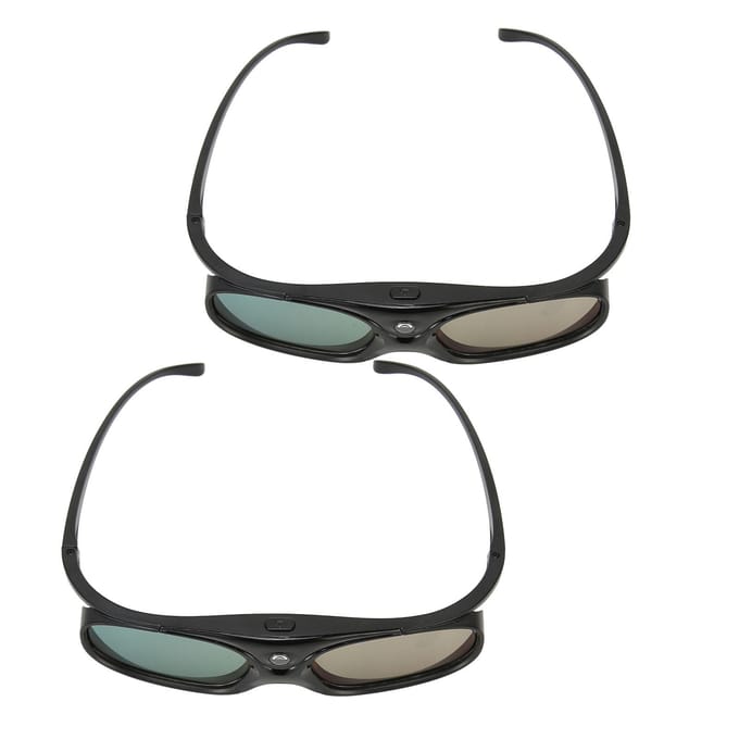 DLP Link 3D-bril Oplaadbaar 144Hz Refresh Links Rechts Oog Rotatie 3D Actieve Shutter Bril
