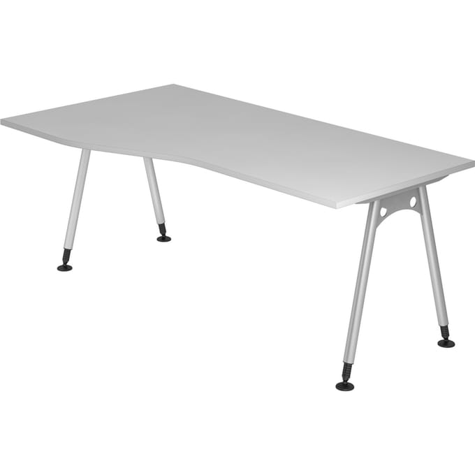 ATOS 18 S | Bureau - Grijs 180 x 100 Tafelhoogte I In hoogte verstelbaar