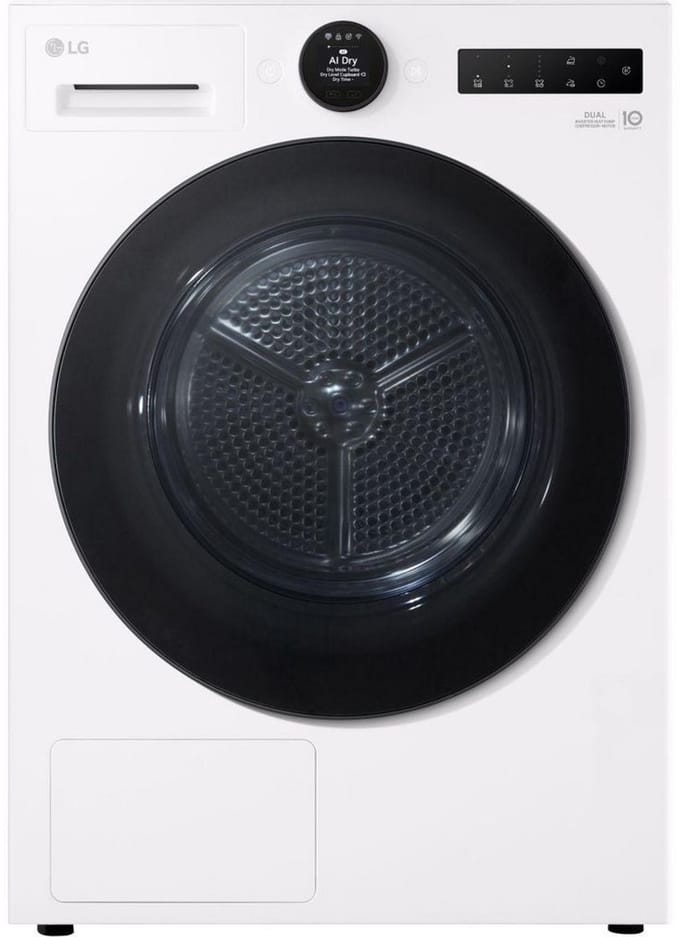LG RH9X76WH - warmtepompdroger - B label (2025) - 9 kg