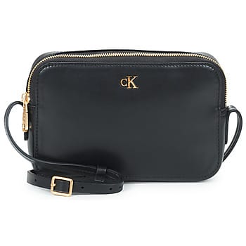 Calvin Klein Hardware Camera Bag - Schoudertas (black/antique light gold)
