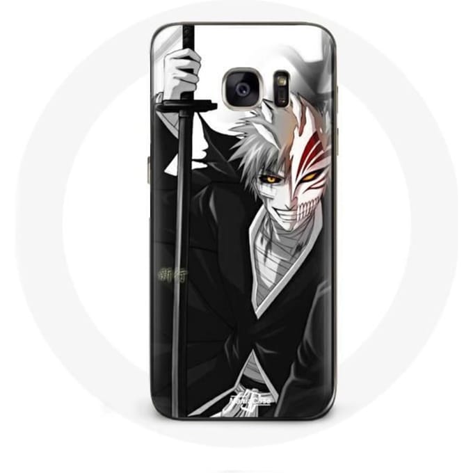 Coque - Bleach - Samsung Galaxy S9 - Souple - Noir - Ichigo Kurosaki épée