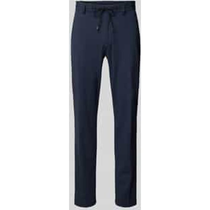 Slim fit kostuumbroek met trekkoord model 'GENIUS'