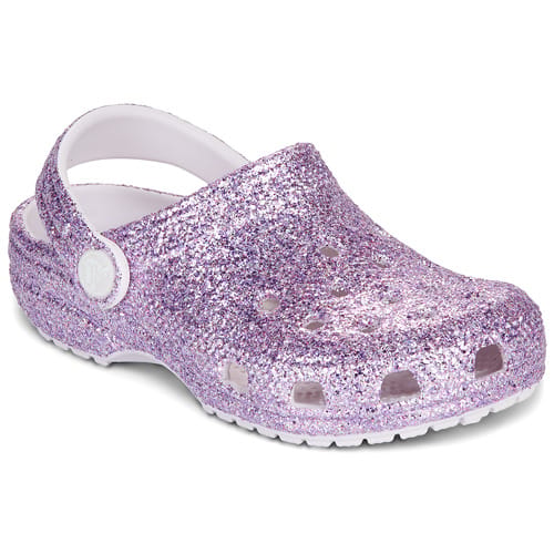 Baby slipper met grote glittertjes Crocs Classic K