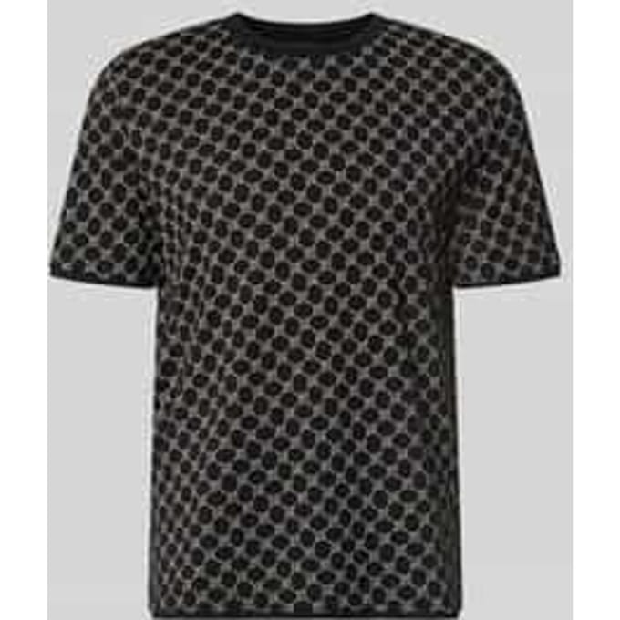 T-shirt met logomotief en ronde hals
