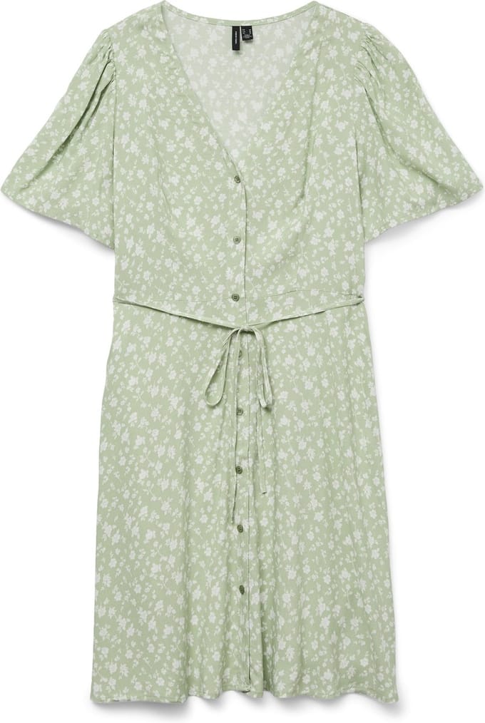 VERO MODA - VMALBA SS SHORT DRESS WVN NOOS - Dames - Mini jurken