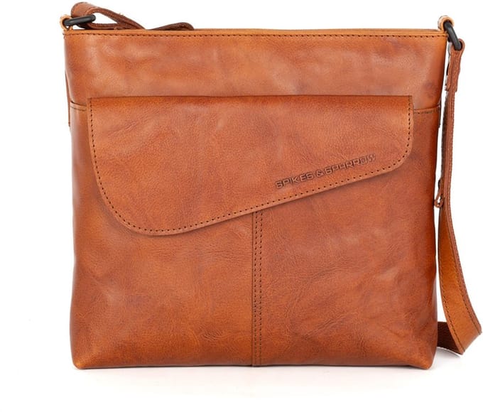 Leren Crossbodytas - Madoline - Brandy Cognac