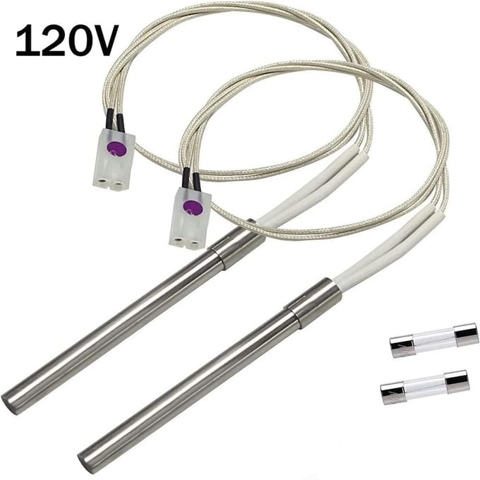 2 stuks Hot Rod Ontsteker Ontsteker Kit Set Voor Pit Boss Houtpellet Grill Accessoires gray