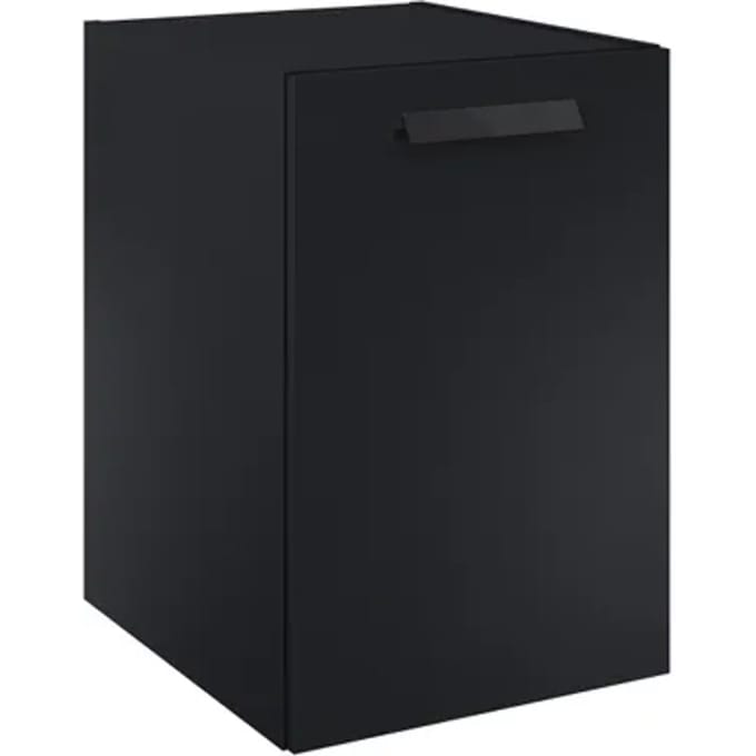 Elita Wastafelonderkast Ness 40cm - Zwart Mat - Met 1 Deur
