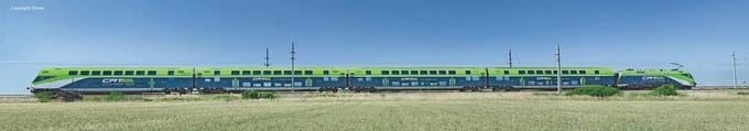Dubbeldeksrijtuig - Modelwagon - Modelspoorbaan - Gedetailleerd model