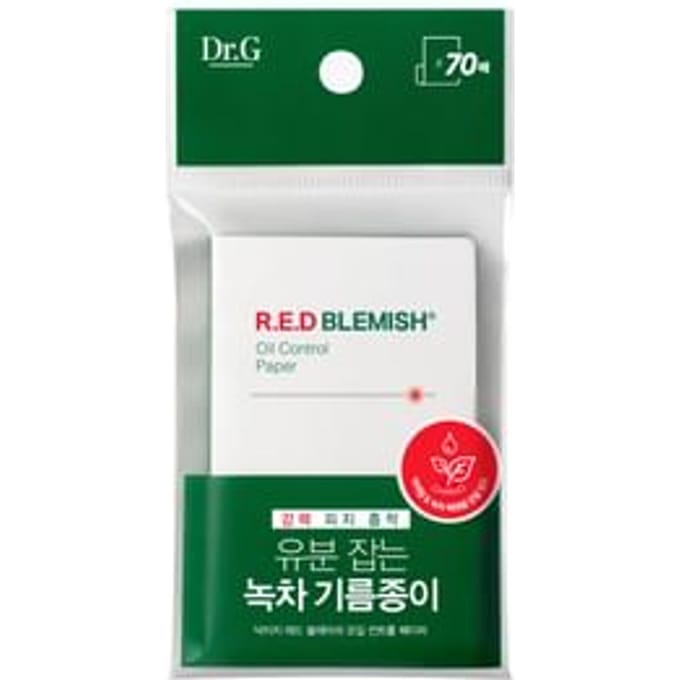 Dr.G Papier de contrôle d'huile RED Blemish 70 feuilles beige