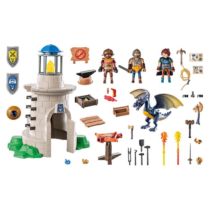 PLAYMOBIL Novelmore Riddertoren met smid en draak - 71483