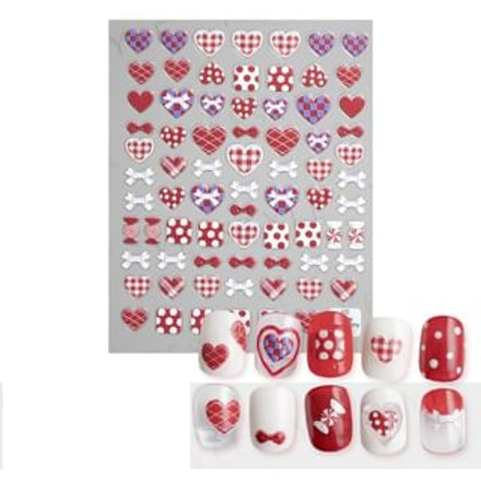 MEKO - Embossed Nail Stickers I 1 pc