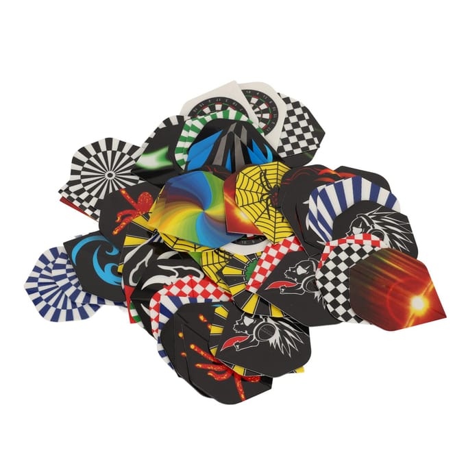 Dart Flights 60 STUKS Standaard Vorm Professionele Flight Veer Vervanging Staarten Vleugel voor Stalen Punt gray