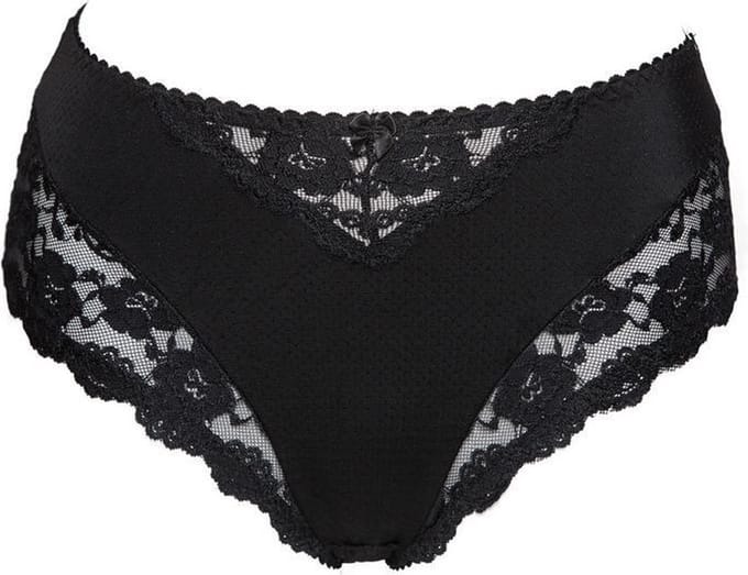 Plaisir - Beate - midi slip - zwart - maat 56
