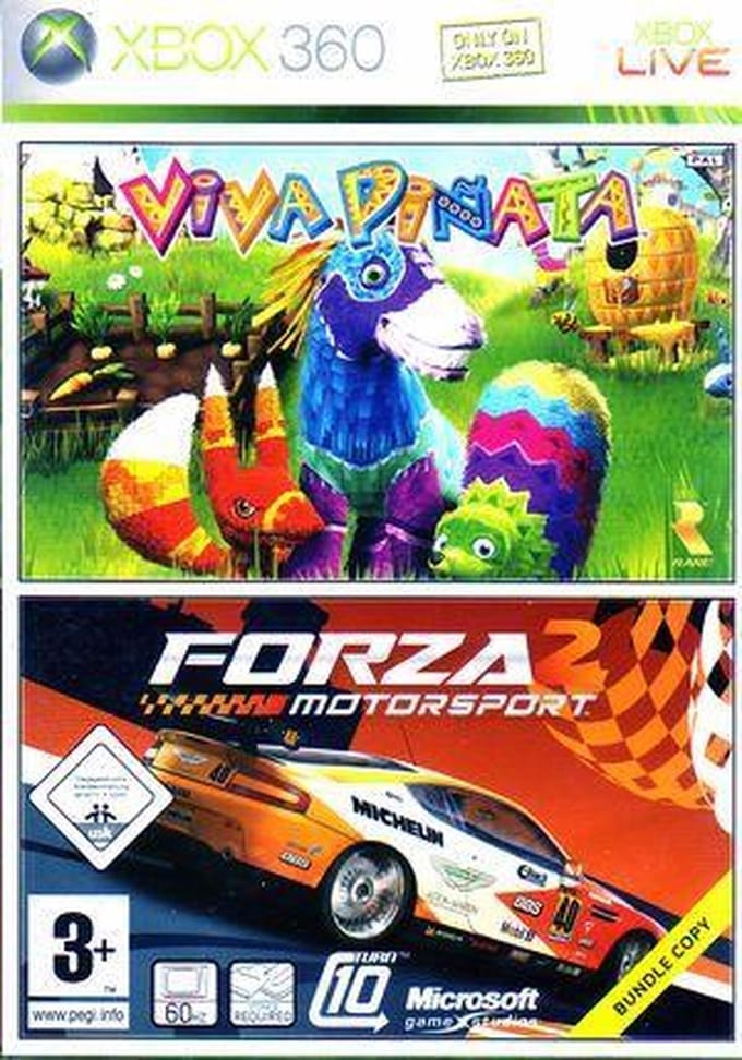 Forza en Viva Pinata (xbox 360 used game)