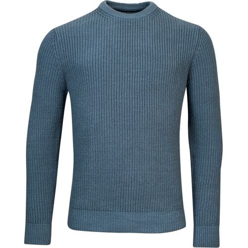 Baileys Trui Uni Structure Crew Neck Raf Blue / male