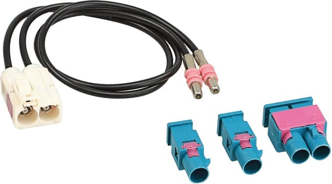 Antenne Adapter Set Dubbel-FAKRA (w) - 1x Dubbel / 2x Enkel