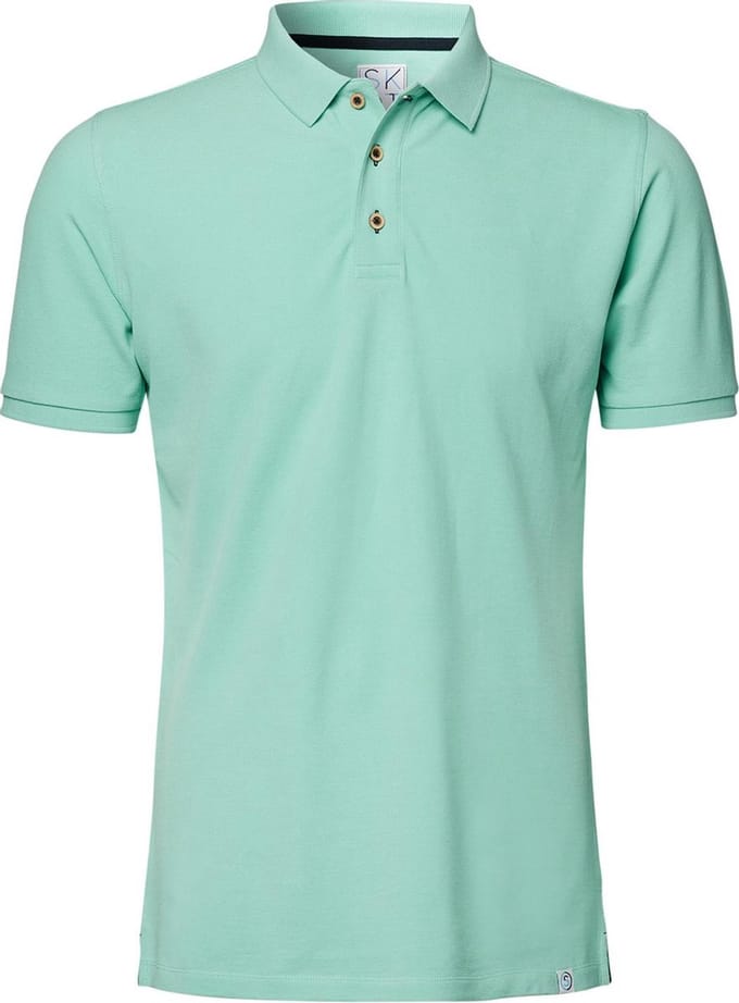 SKOT Polo Duurzaam - Green Sapphire - Groen - Slim Fit - Maat S