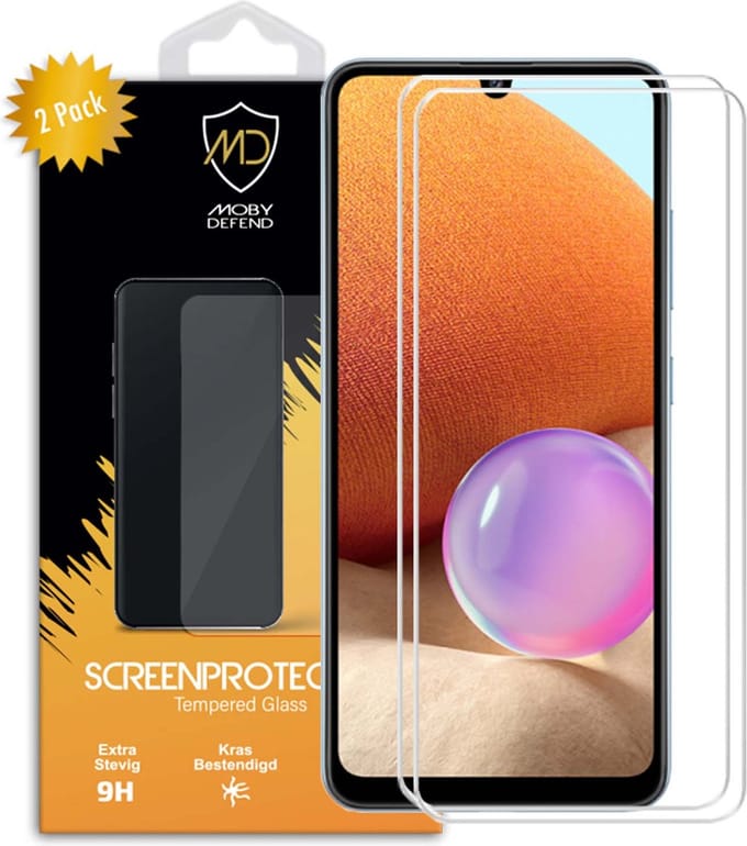 2-Pack MobyDefend Screenprotectors - Geschikt voor Samsung Galaxy A52 / A52s - Case-Friendly Screensavers - Gehard Glas